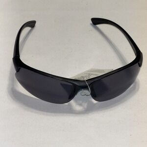 Fast Lane Resilience Sport Sunglasses Black Wrap UV Protection NWT